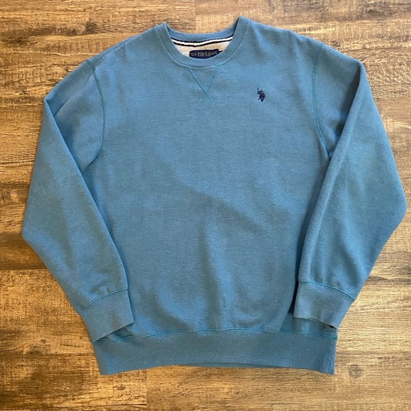 U.S. Polo Assn. Other - US Polo Assn Mens Sweatshirt XL Blue Crewneck Pullover Logo 113028Y1